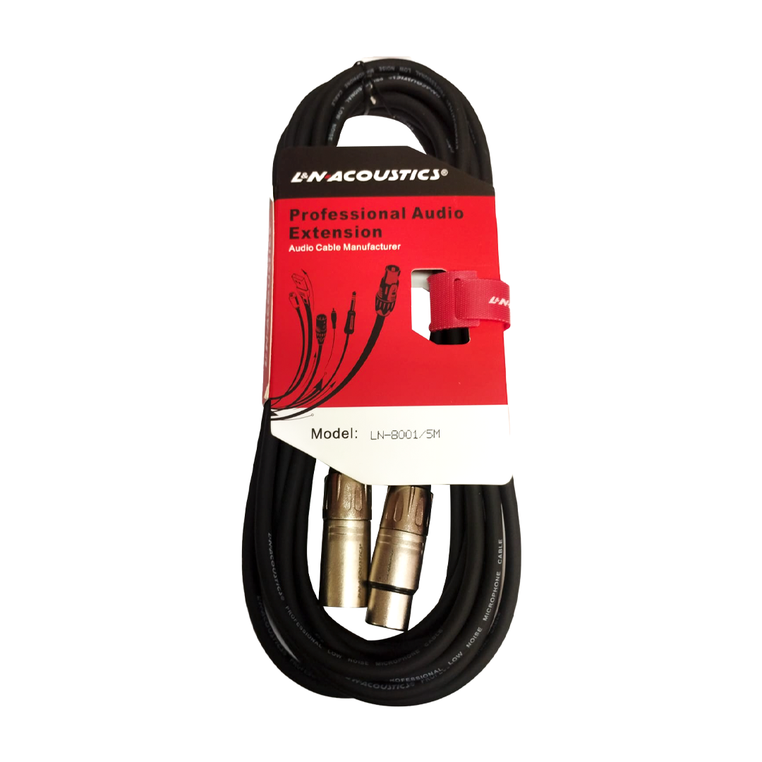 Cable Microfono XLR And XLR L&N Acoustics 8001 5Mts