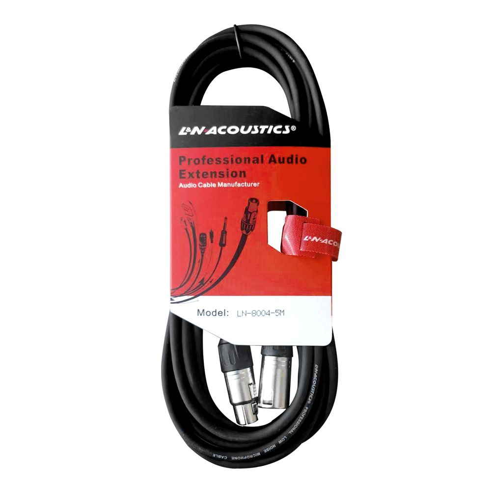 Cable Microfono XLR And XLR L&N Acoustics 8004 5Mts