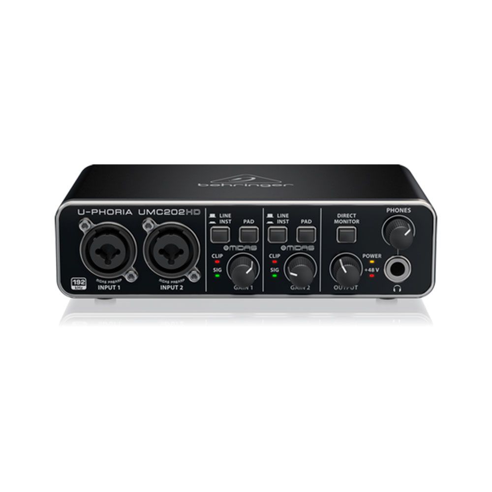 Interfaz Behringer 2 Canales UMC202HD