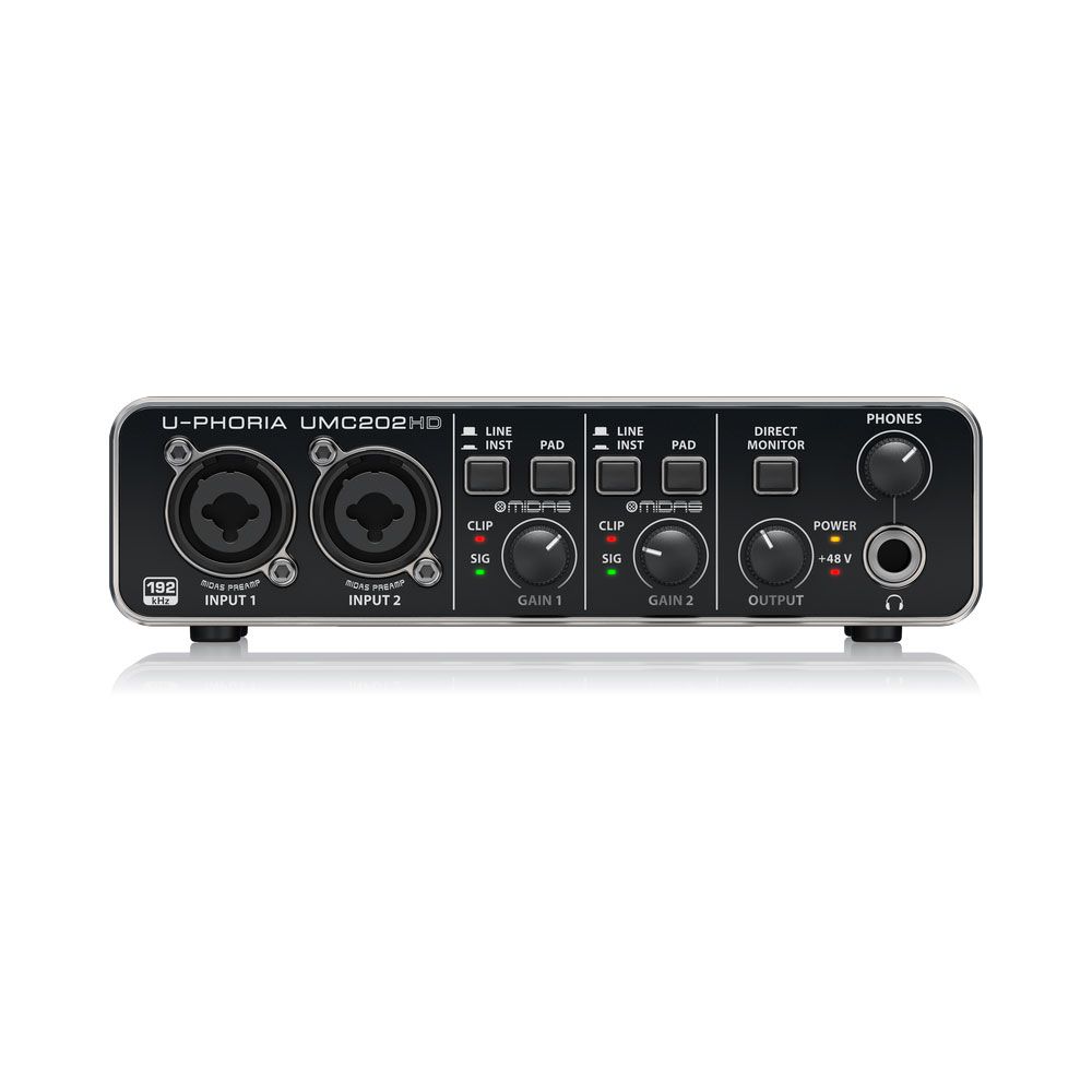 Interfaz Behringer 2 Canales UMC202HD
