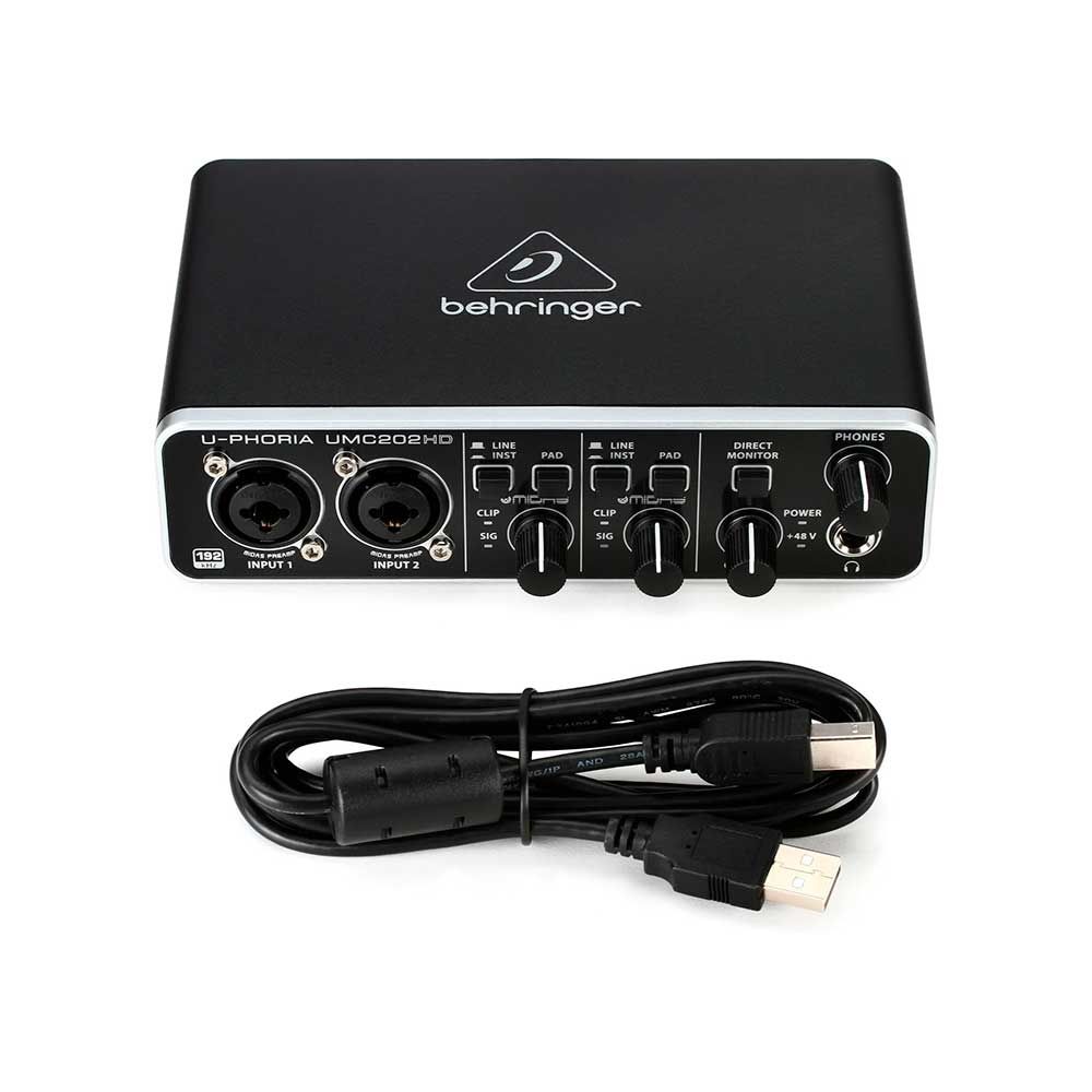 Interfaz Behringer 2 Canales UMC202HD