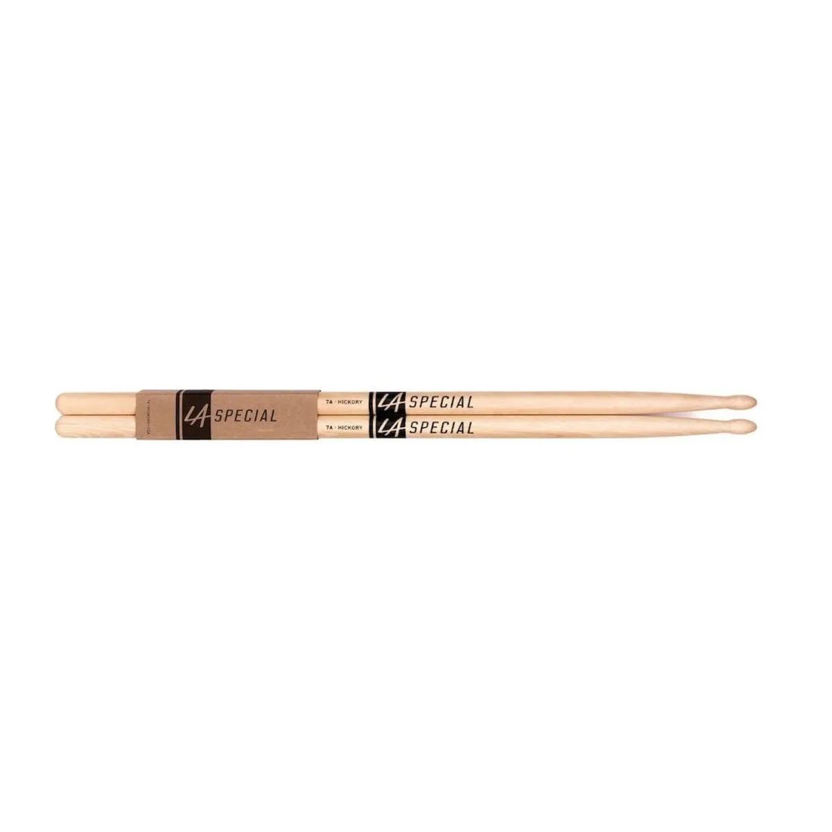 Baqueta Bateria LA-SPECIAL Hickory 7A - Punta Madera