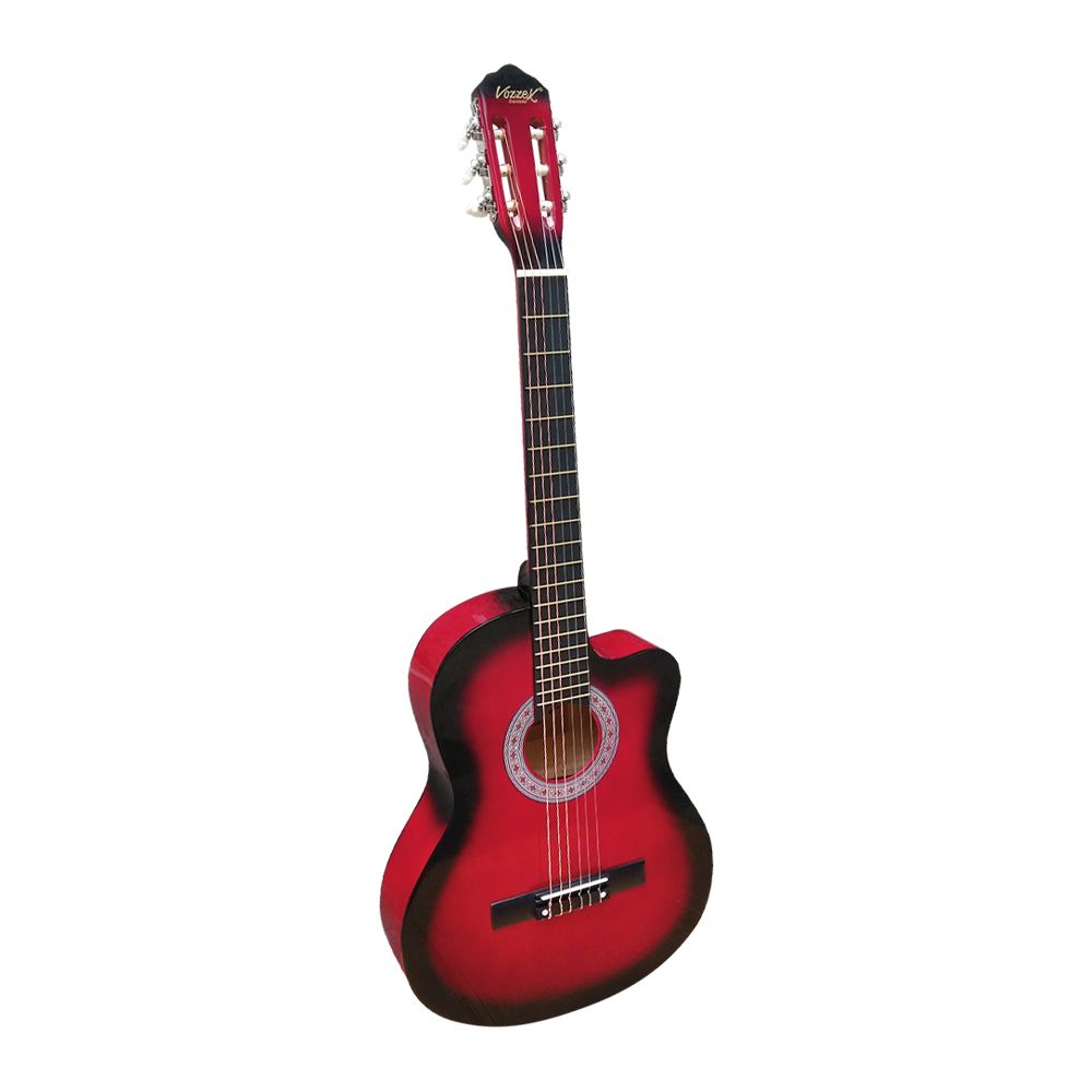 Guitarra Acustica Vozzex Nylon Rojo VZ-851/39Rdcf