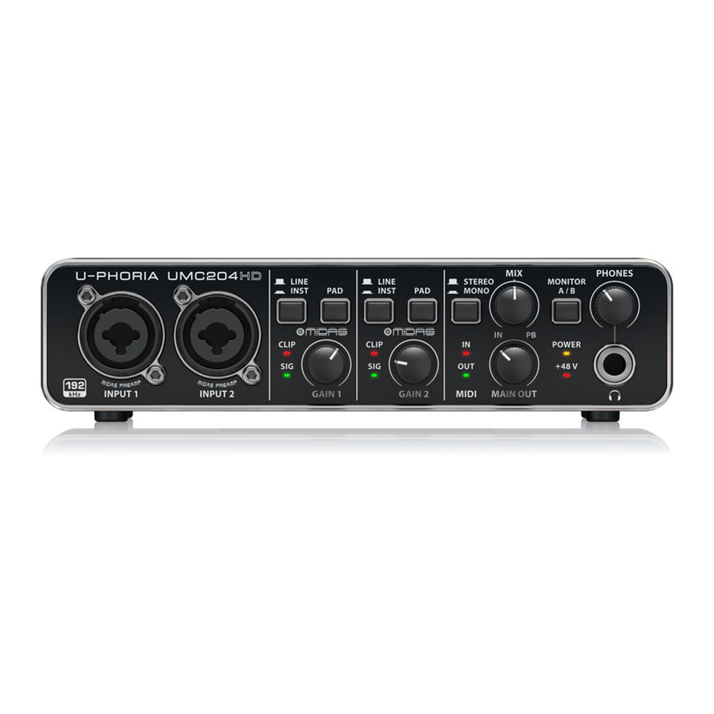 Interfaz Behringer 2 Canales UMC204HD