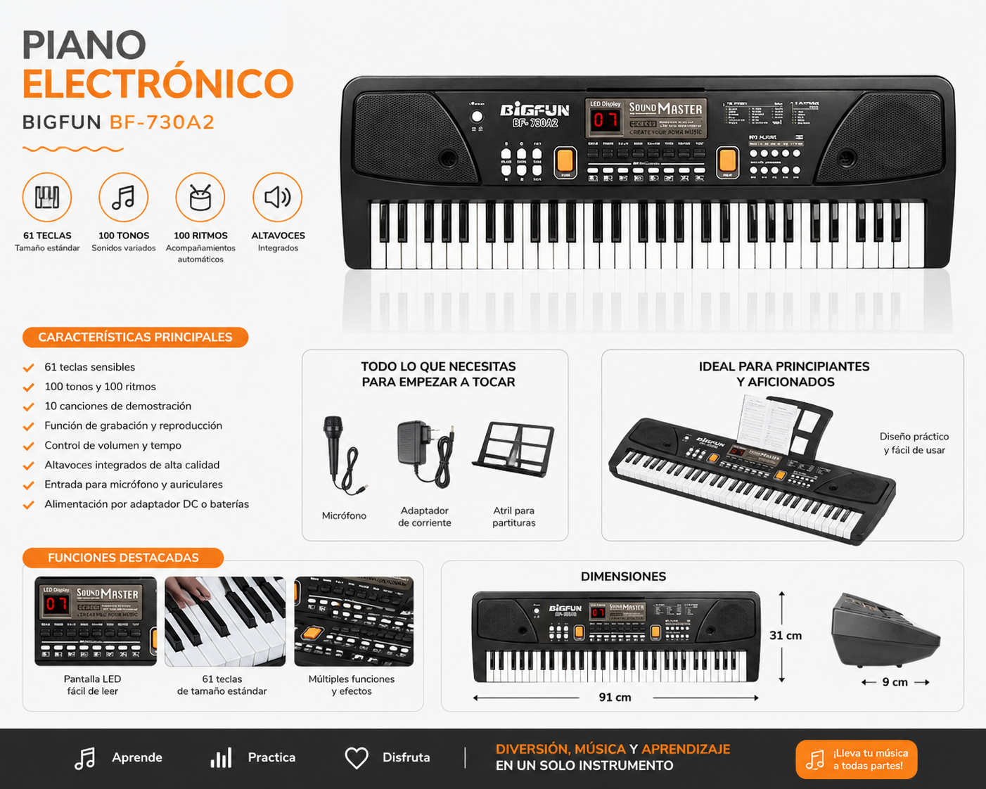 Teclado Bigfun Bf 730A2