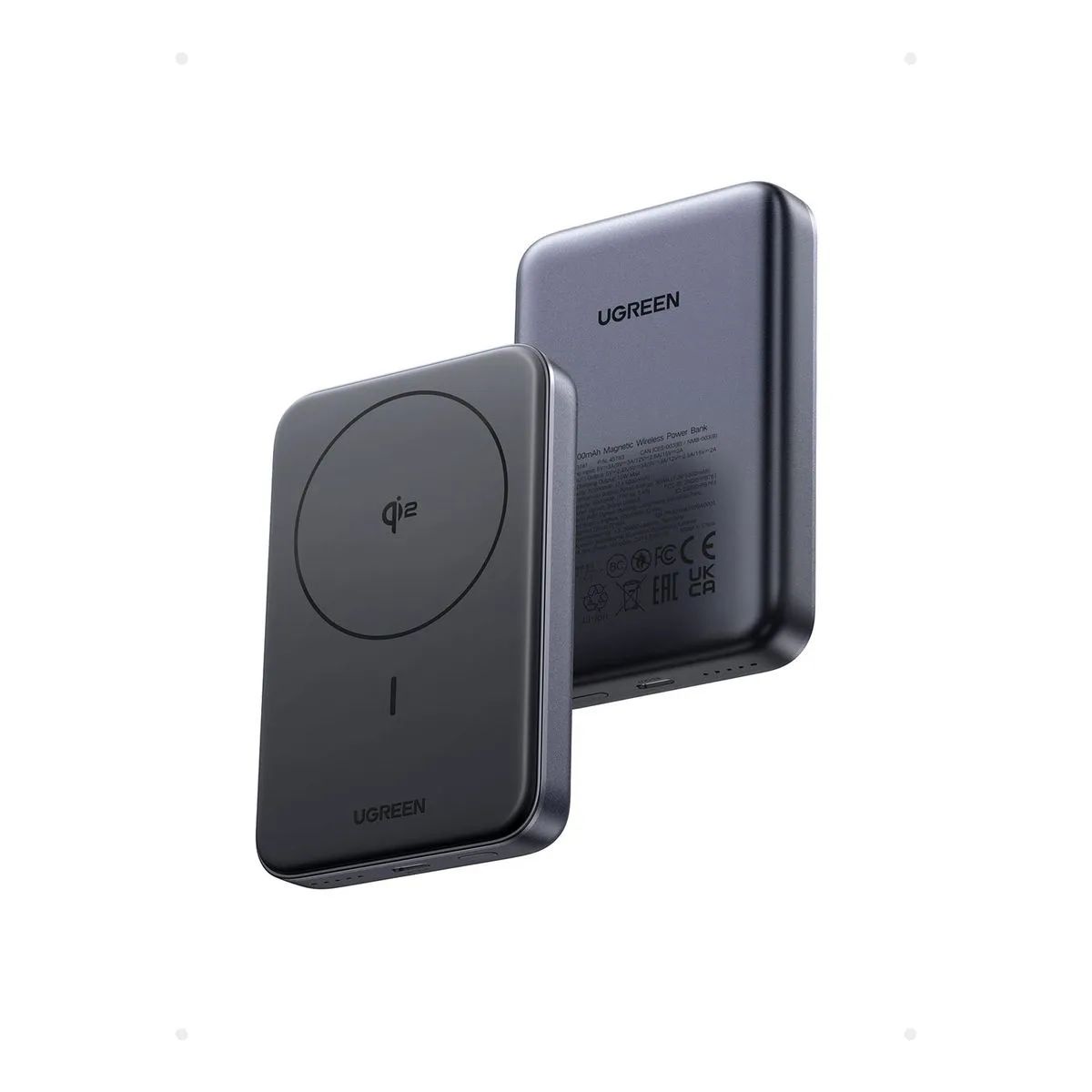Powerbank Ugreen Qi2 Magnetic 10000Mah 30W Negro Pb761-45763
