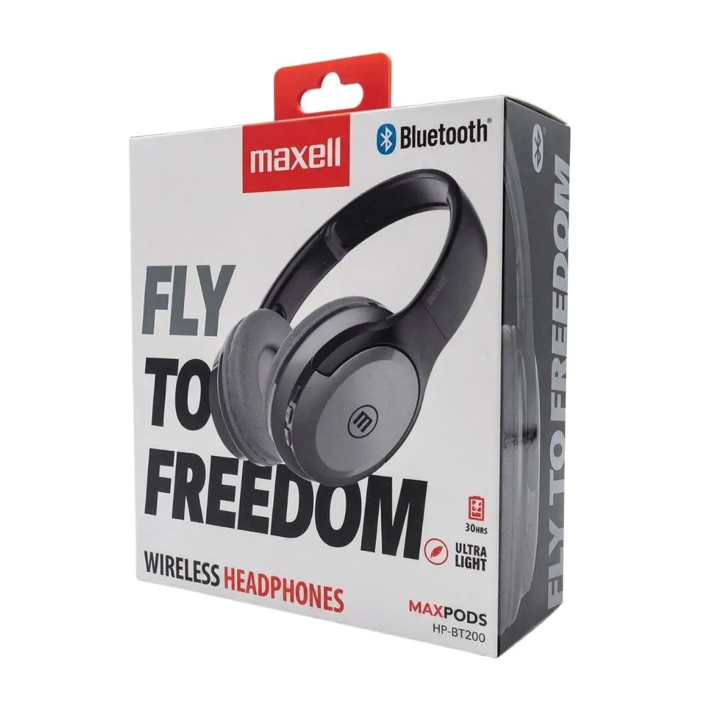 Audífono BT Fly Mid Size Negro Maxell Hp-Bt200