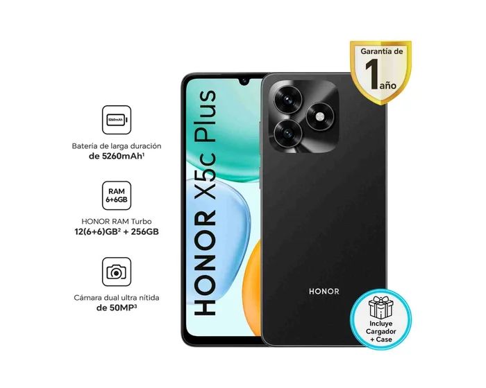 Celular Honor X5C Plus 6/256GB