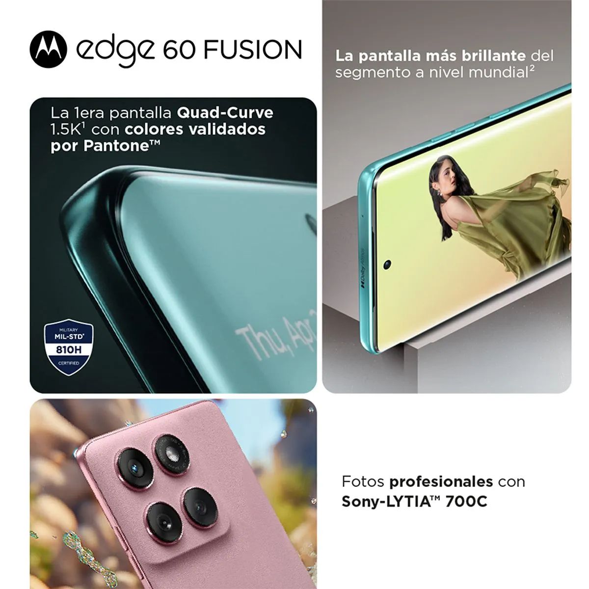 Celular Motorola Edge 60 Fusion 8/256GB