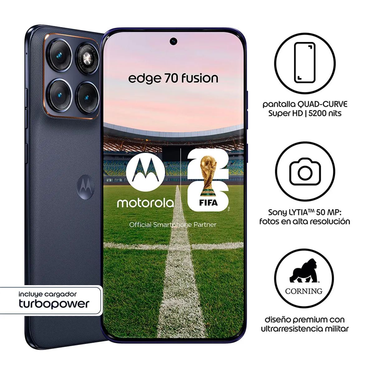 Celular Motorola Edge 70 Fusion 8/256GB