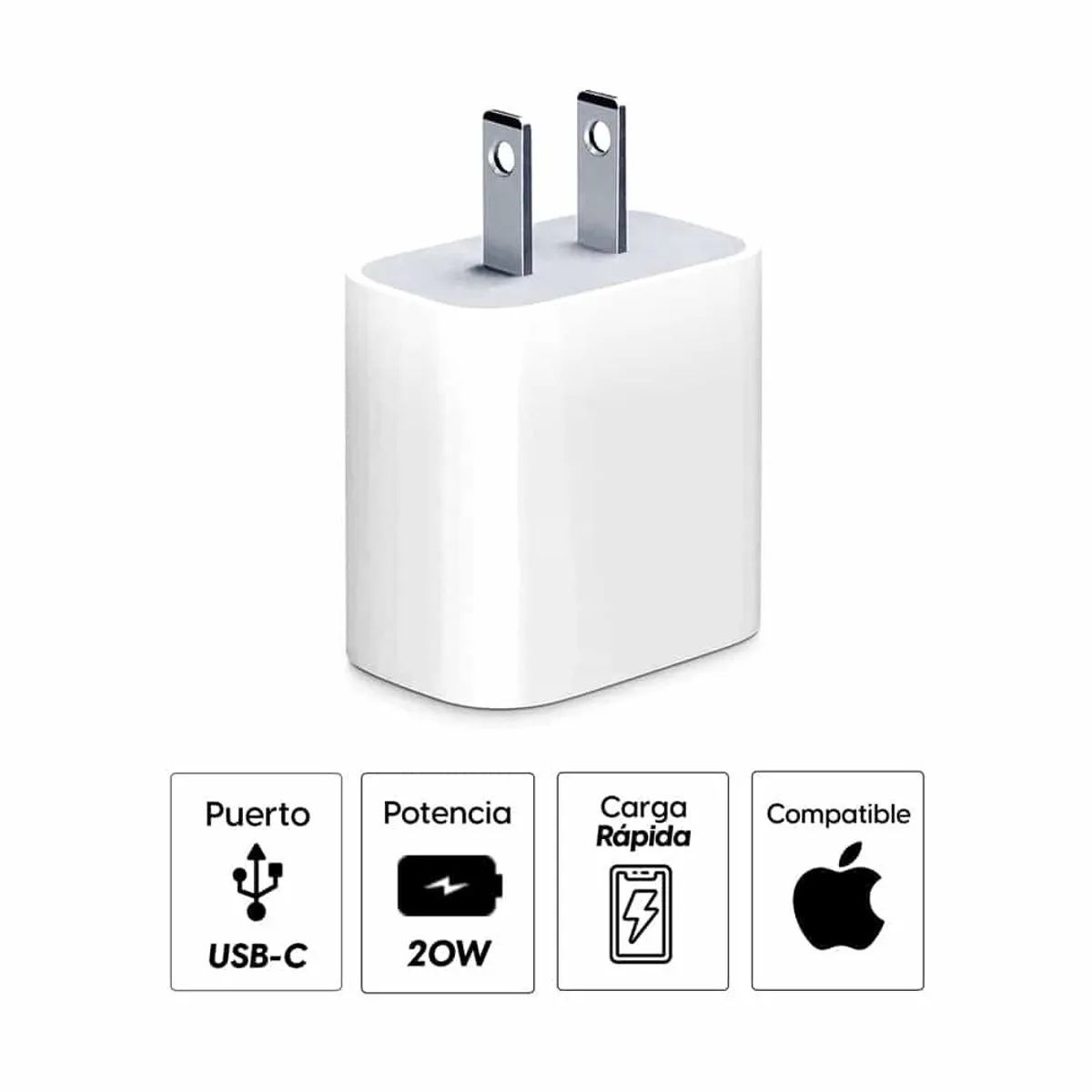 Cargador Cubo iPhone 20W
