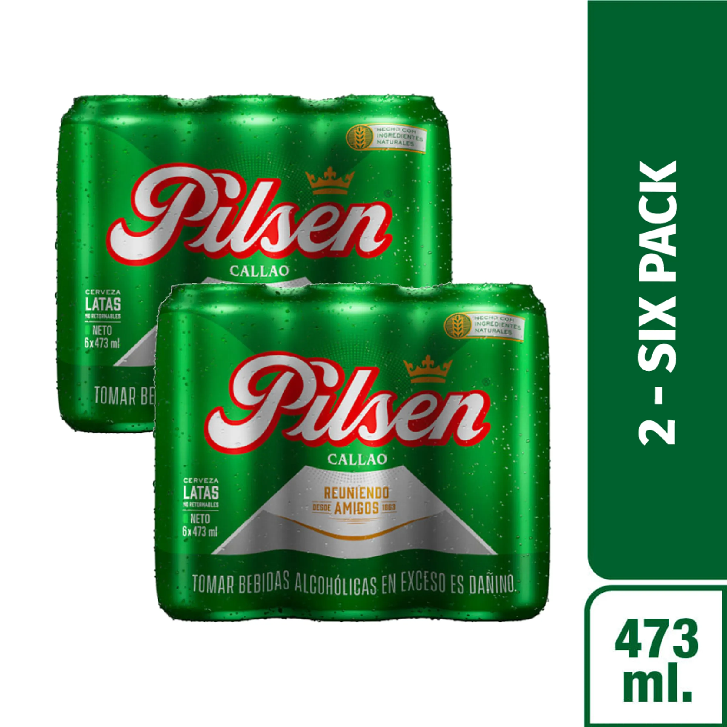 Dos Six Pack Callao Latasa 473 ml
