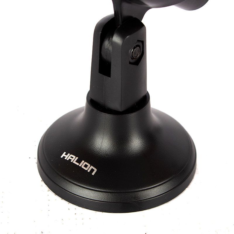 Microfono Pedestal Halion Tm-08 Negro Plastico