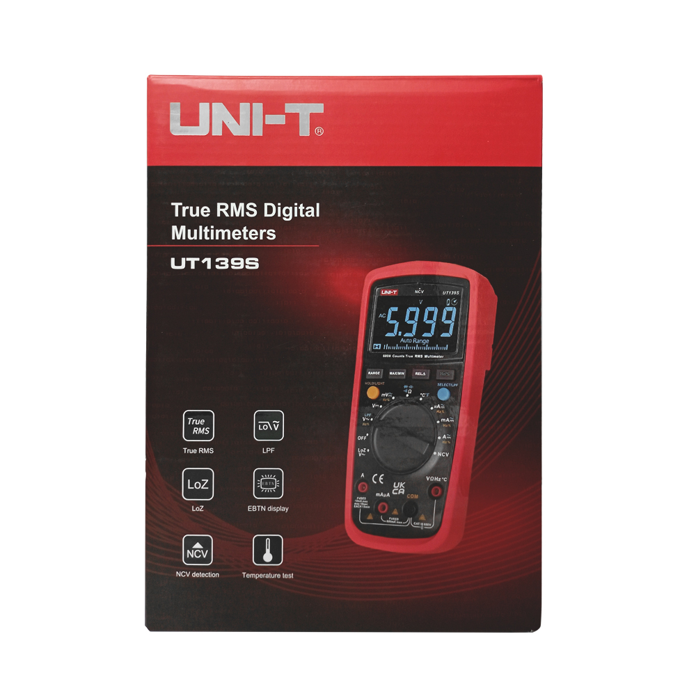 Multímetro Digital Profesional UNI-T UT-139S (True RMS con LoZ y LPF)