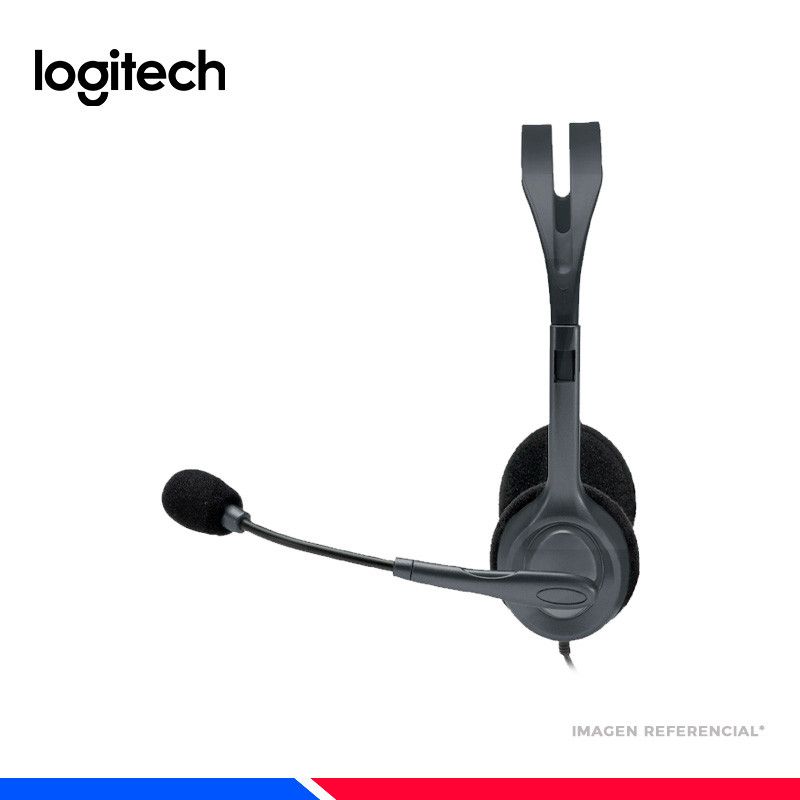 Logit Audifono C/Microf. Logitech H111 Silver (981-00061