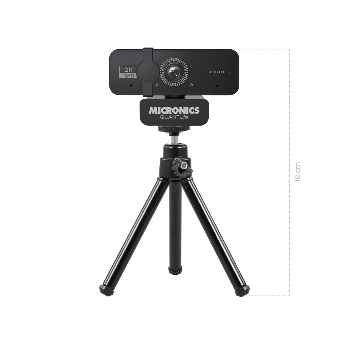 Quantum MIC W700 + Tripode 1440Qhd Camara Web Lente 2P2G Micronics