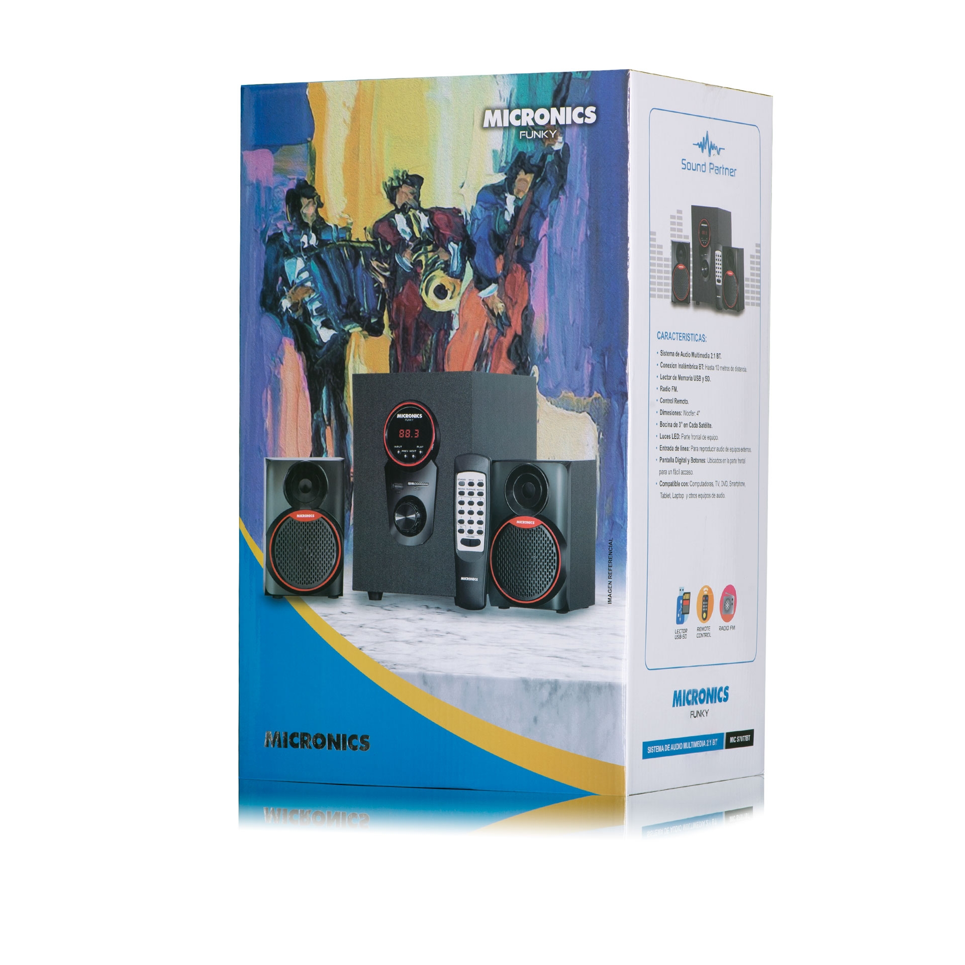 Parlante Micronics Funky MIC S7077BT