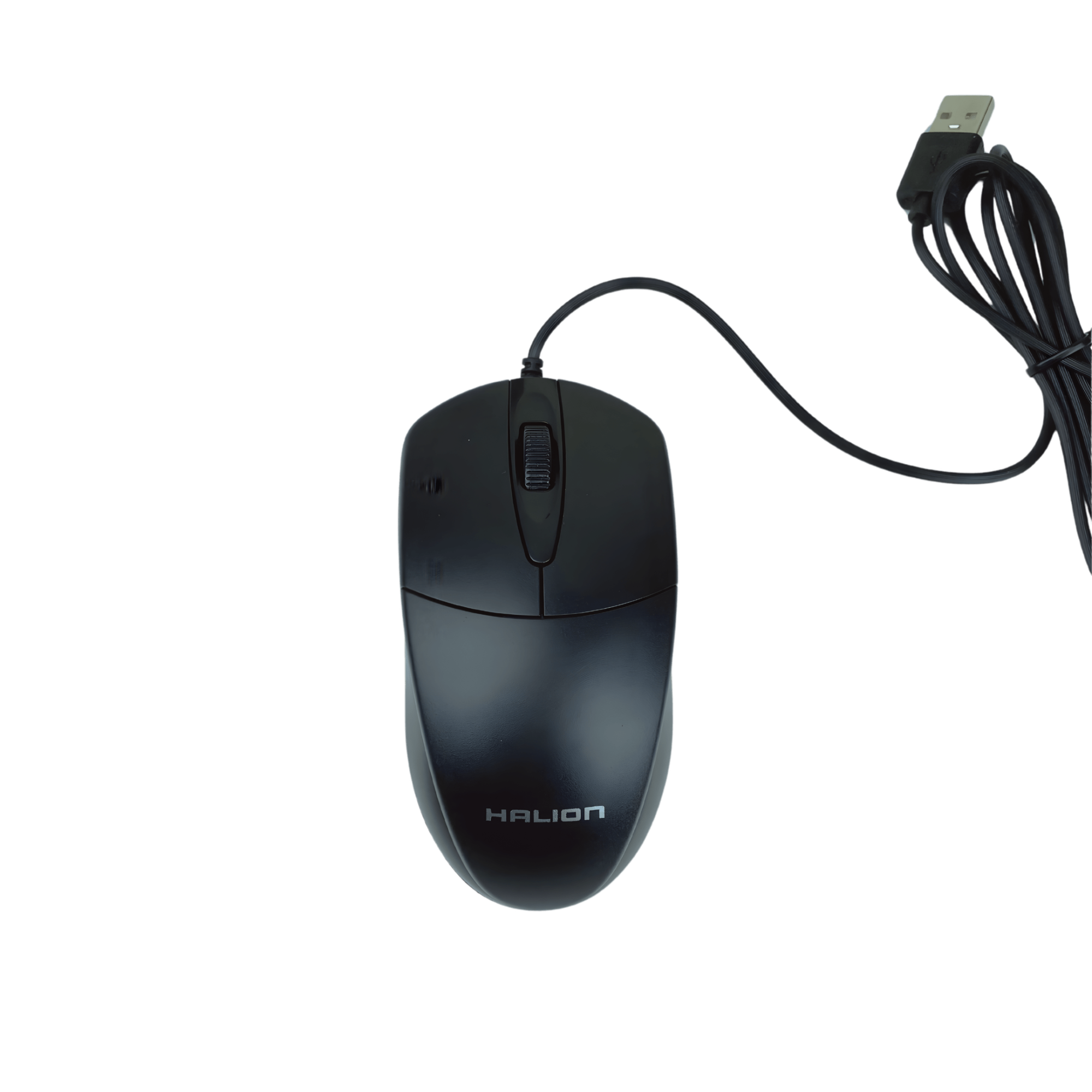 Mouse USB Halion Ha-M811 Tiger Negro