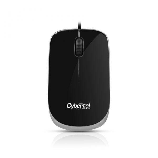 Rocker Black CYB M202 Mouse USB Uv Cybertel