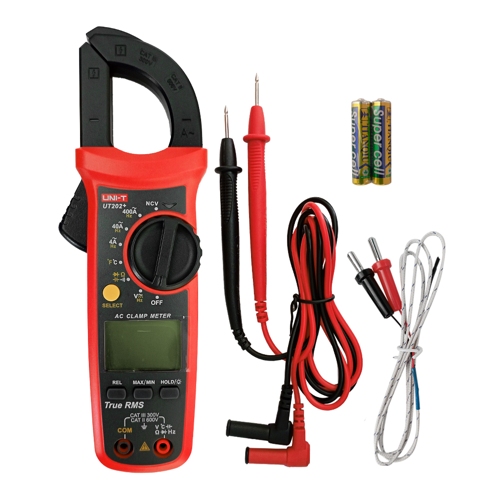 Pinza Amperimétrica Digital UNI-T UT-202+