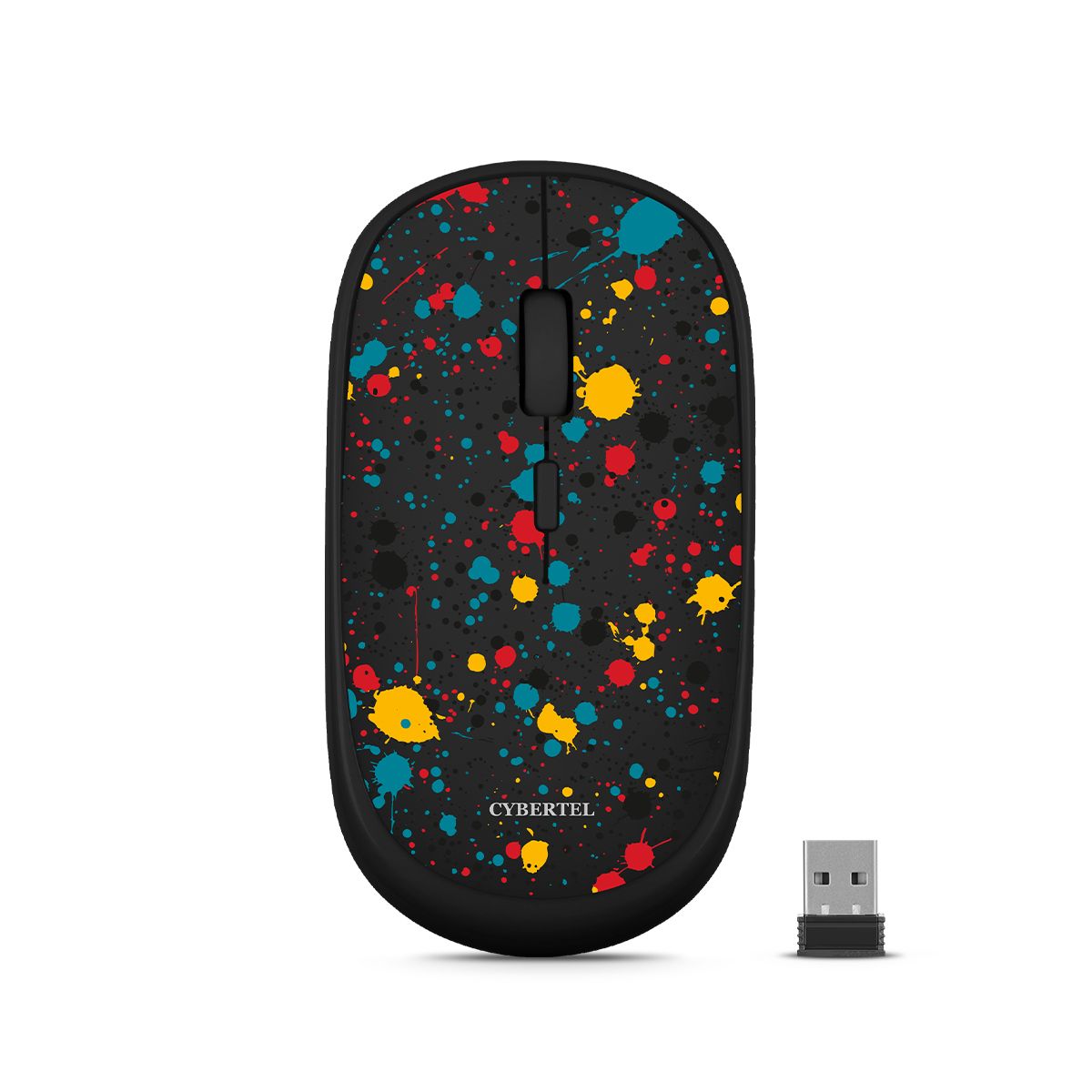 Ipanema 3 Black CYB M501K+-3M Mouse BT WIFI Recargable C Cybertel