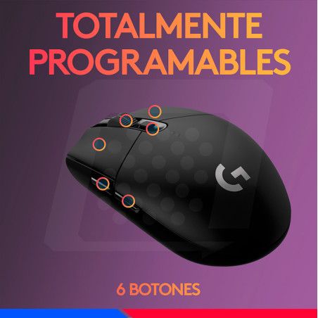 Logit Mouse Logitech G305 Ligthspeed Wireless Black (910
