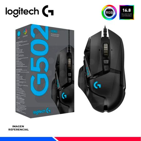 Mouse Logitech G502 Hero 16000 DPI RGB Black (910-005469)