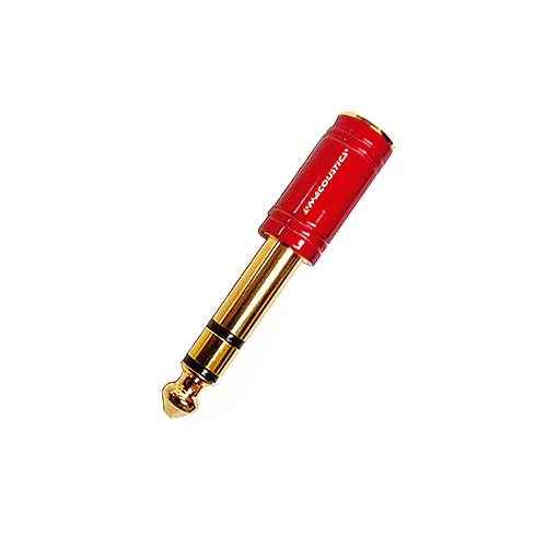 Adaptad.De Jack Ster.3.5MM A Plg Ster.De 6.35 MM RojoL&N-ACOUSTICS Ln-2036-2