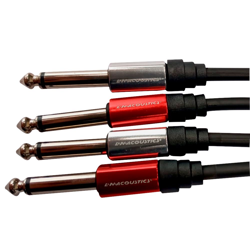 Cable 2 Plug Mono De 6.3MM A 2 Plug Mono De 6.3MM 3M L&N-ACOUSTICS Ln-C10-3M