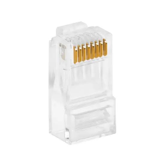 Conector RJ45 Cat 6 P/ Cable de internet
