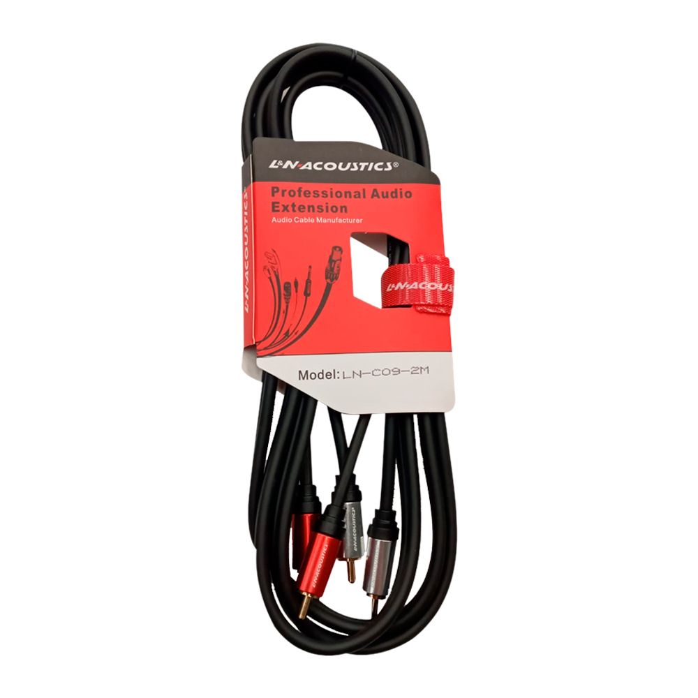Cable 2Plug RCA A 2 Plug RCA 2M L&N-ACOUSTICS Ln-C09-2M