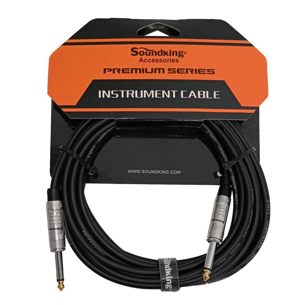 Cable Plug Mono 6.3MM A Plug Mono 6.3MM Medida: 5M Soundking BJJ289/5M
