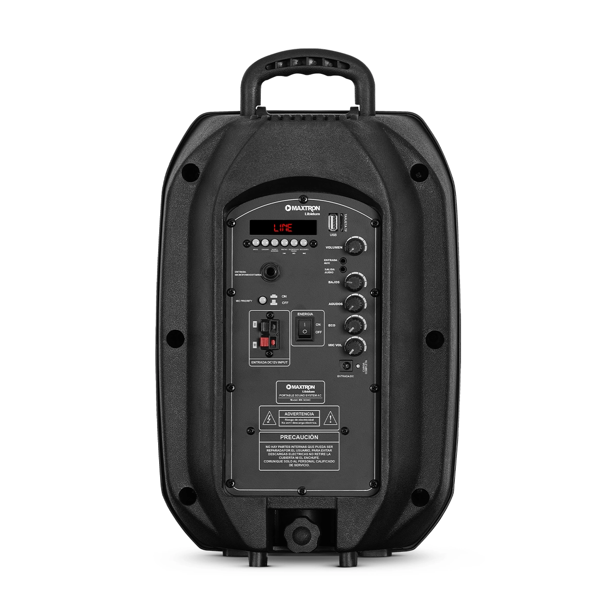 Parlante Portátil Bluetooth 8" Maxtron MX-321VB