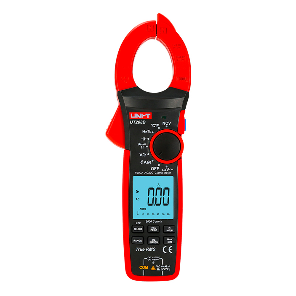 Pinza Amperimétrica Industrial UNI-T UT-208B (1000A AC/DC)