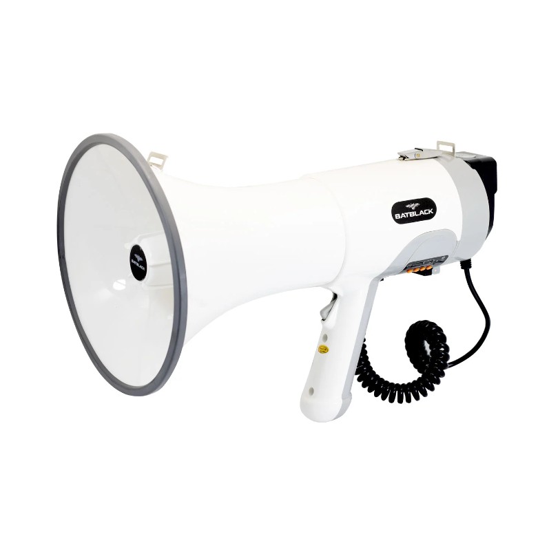 Megáfono Industrial 250W Recargable con Bluetooth Batblack BT-MF250