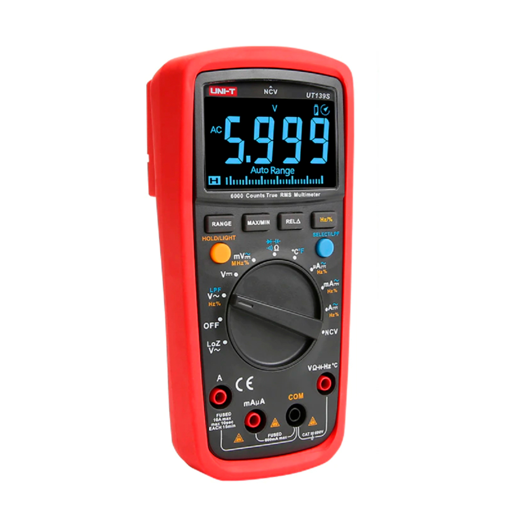 Multímetro Digital Profesional UNI-T UT-139S (True RMS con LoZ y LPF)
