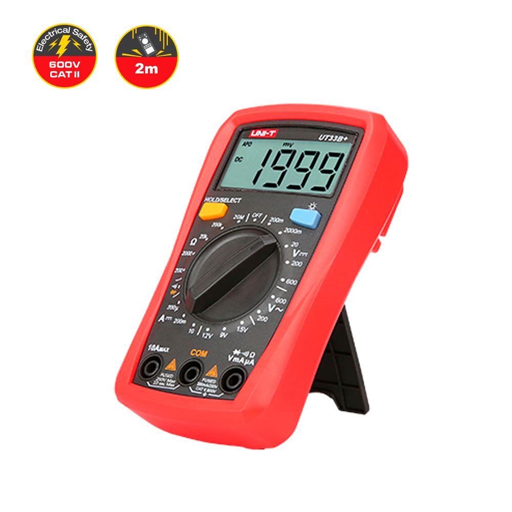 Multímetro Digital UNI-T UT-33B+ (Con Probador de Baterías)