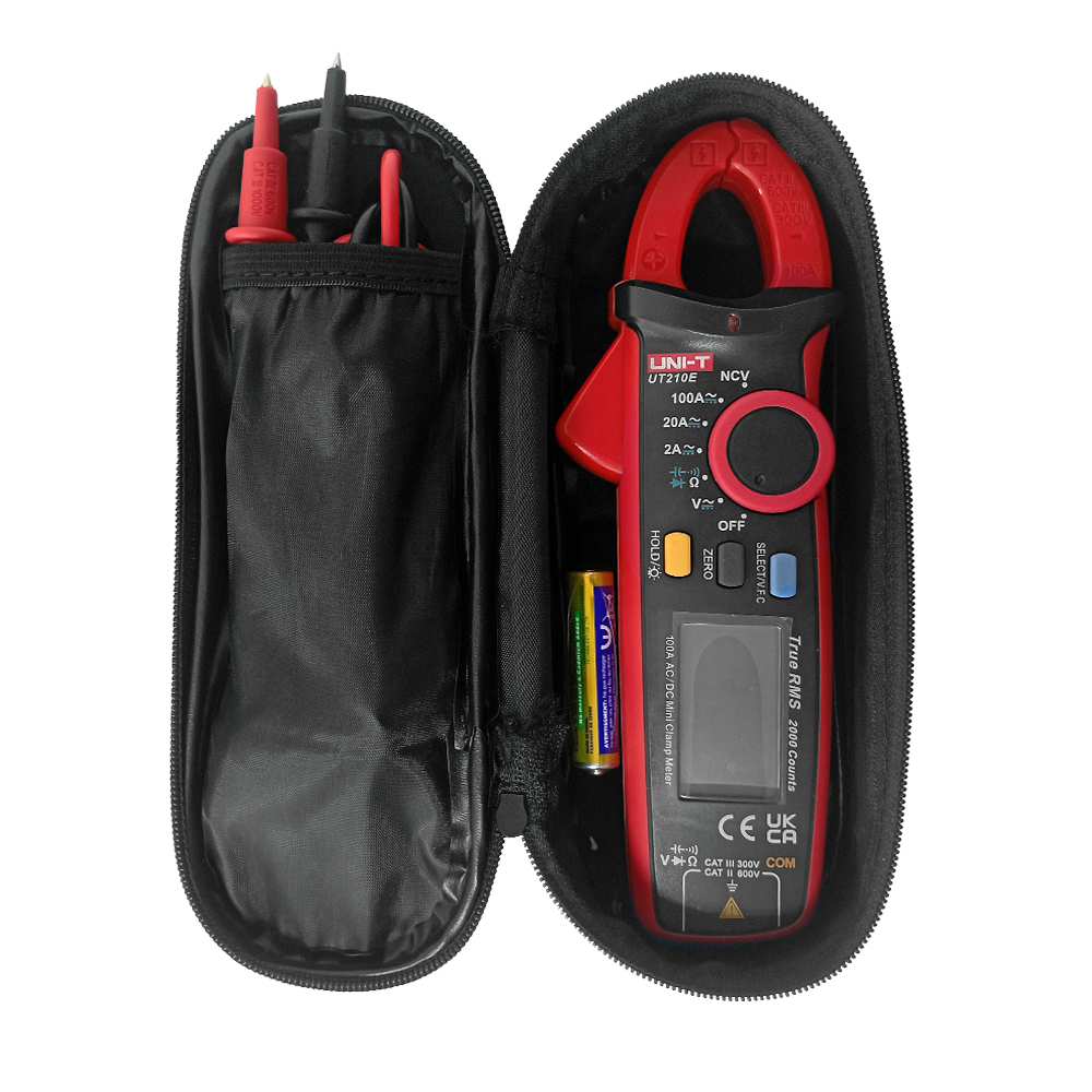 Mini Pinza Amperimétrica UNI-T UT-210E (100A AC/DC Alta Precisión)