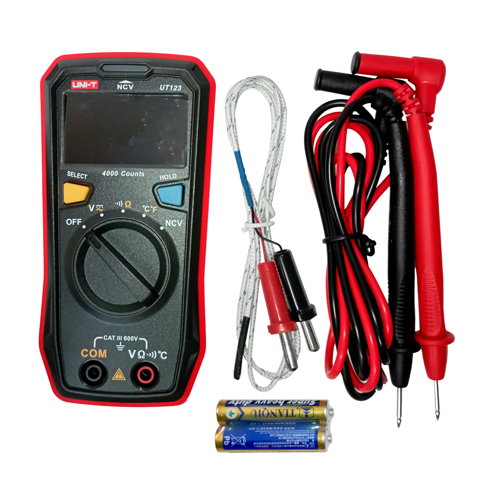 Multímetro Digital de Bolsillo UNI-T UT-123