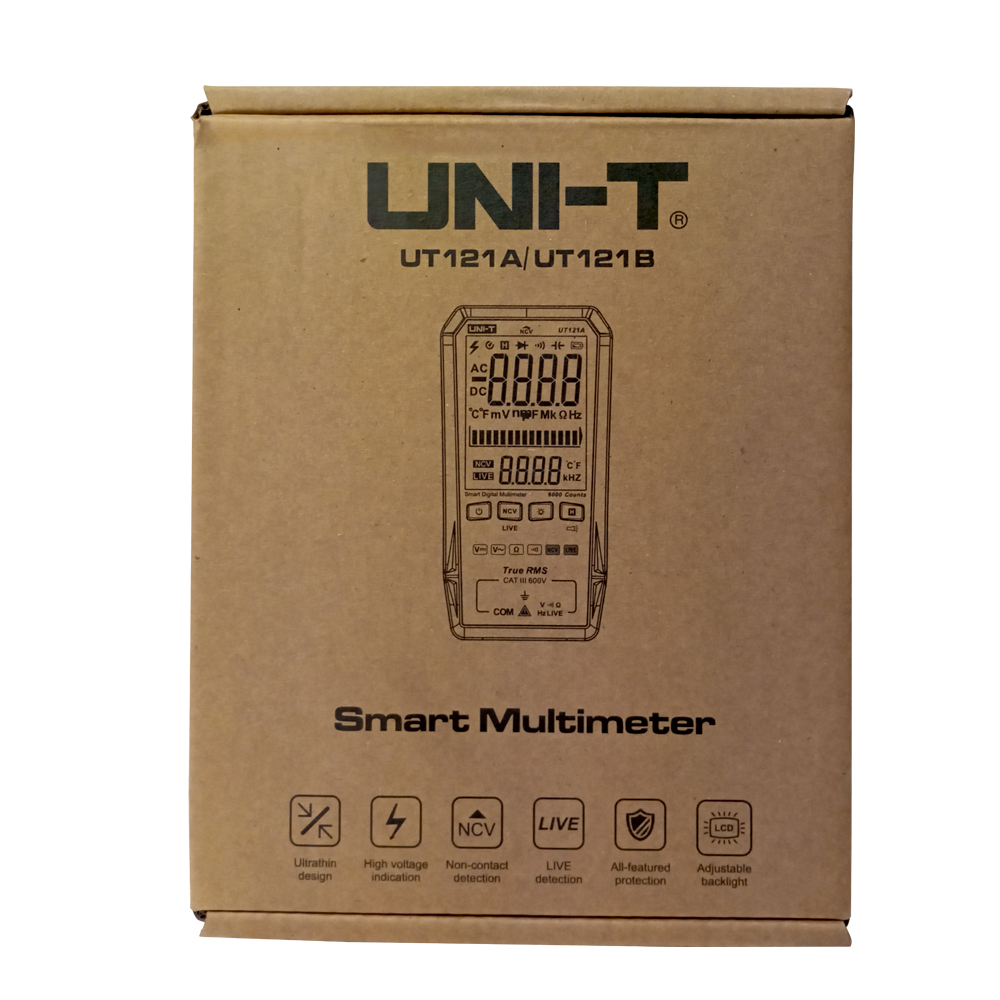 Multímetro Smart Ultra-Delgado UNI-T UT-121B