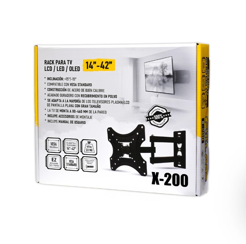 Rack Giratorio 14" A 42 " High Full Max X-200