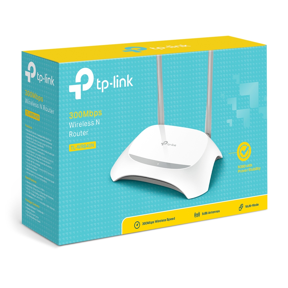 Router Inalámbrico N a 300Mbps - TP-Link TL-WR840N