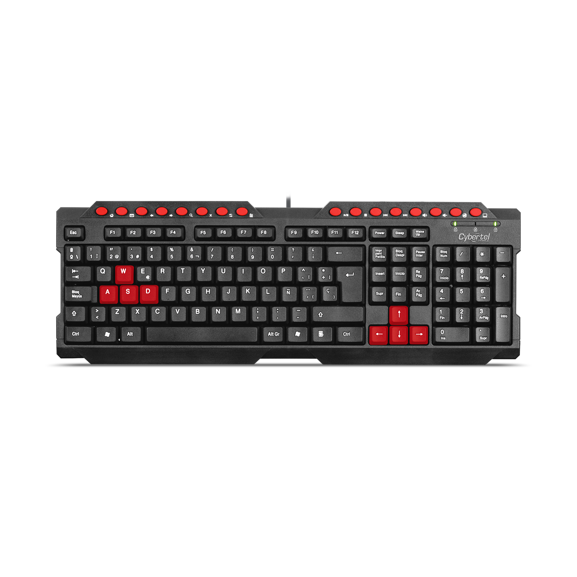 Kit Teclado + Mouse Alámbrico Cybertel - CYB T2000