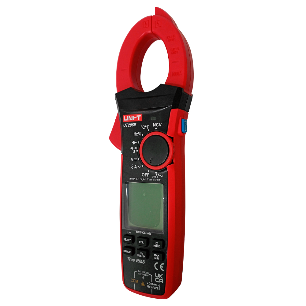 Pinza Amperimétrica Profesional UNI-T UT-206B (1000A AC)