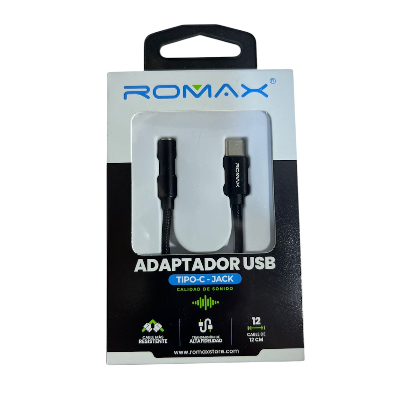 Adaptador USB Tipo-C a Jack 3.5mm para audífonos