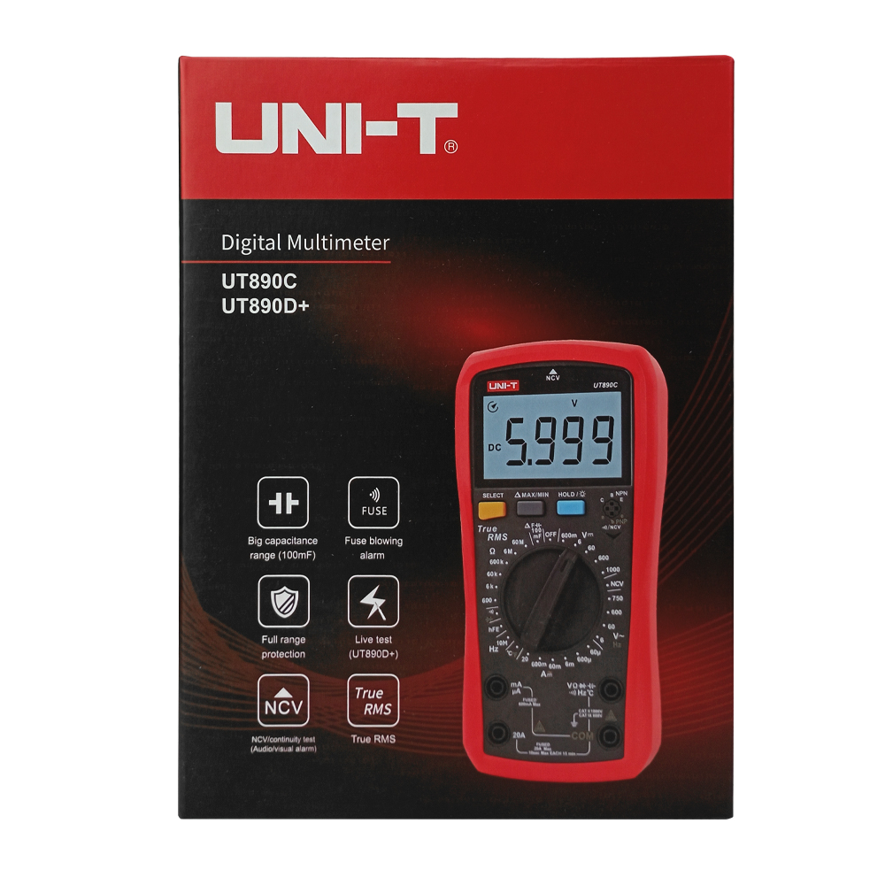 Multímetro Digital True RMS UNI-T UT-890D
