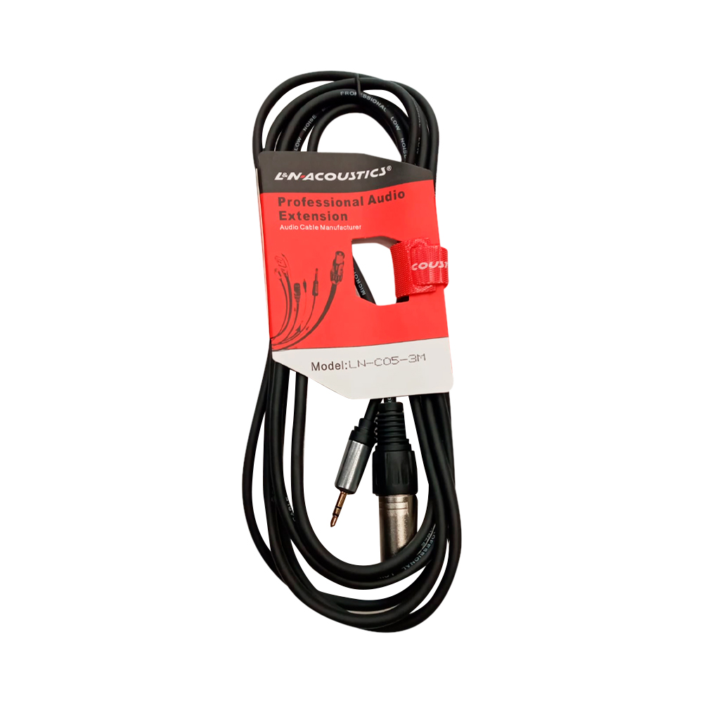 Cable Plug XLR A Plug Stereo De 3.5 Mm 3M L&N ACOUSTICS LN-C05-3M