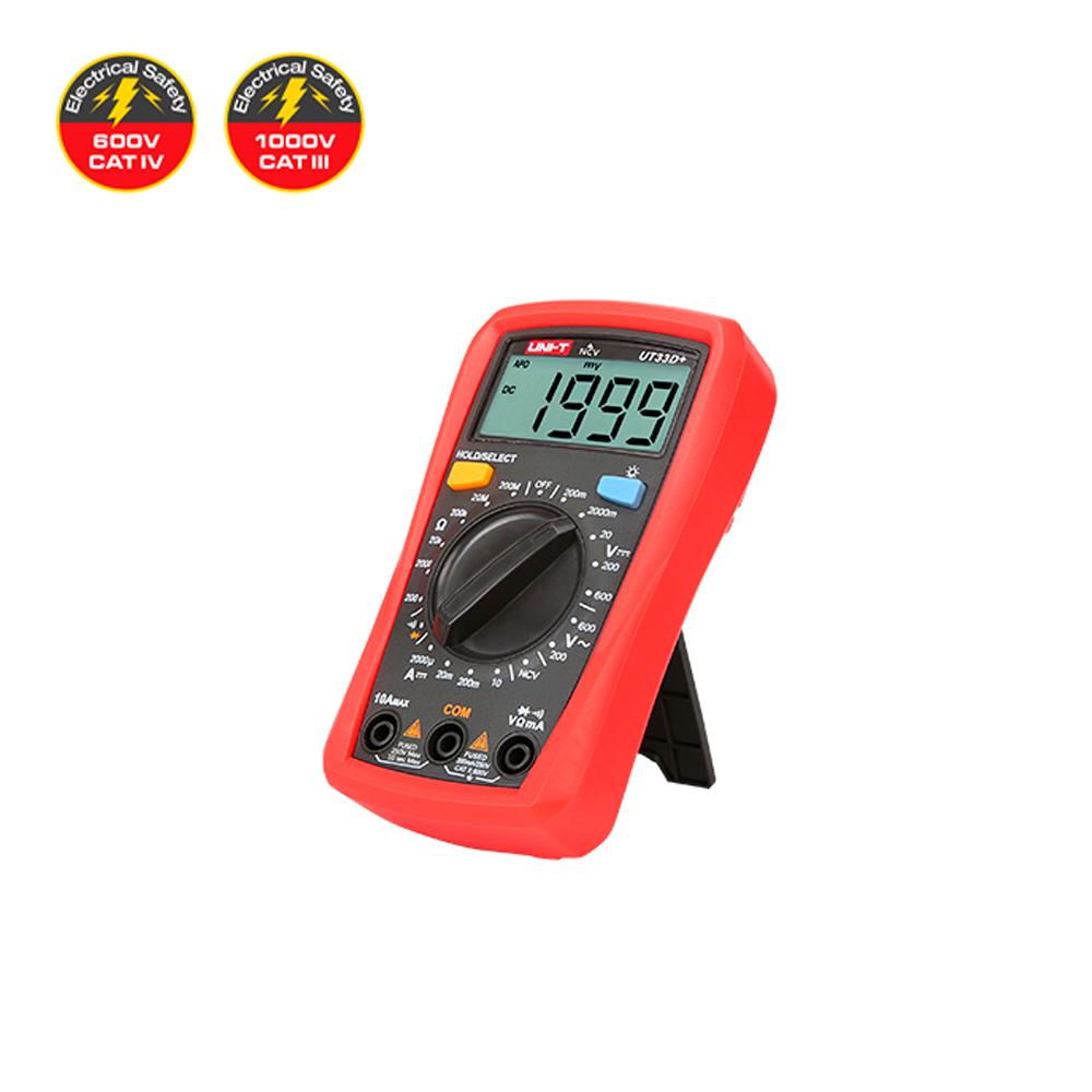 Multímetro Digital UNI-T UT-33D+ (Con Detector de Voltaje NCV)
