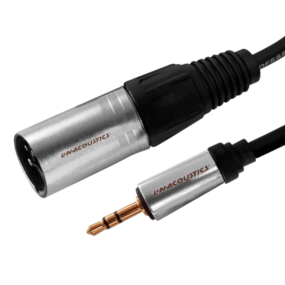 Cable Plug XLR A Plug Stereo De 3.5 Mm 3M L&N ACOUSTICS LN-C05-3M