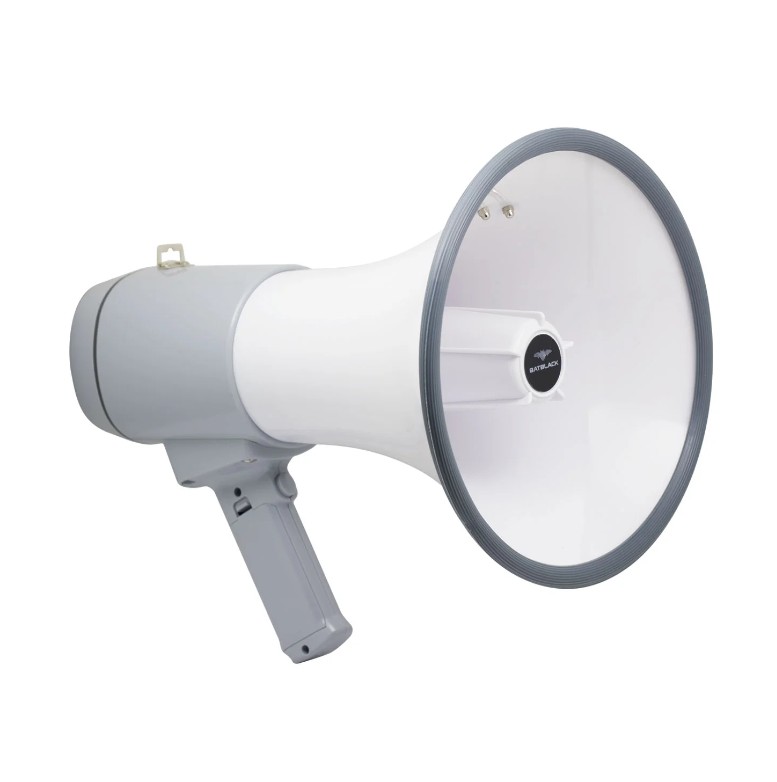 Megáfono de Alta Potencia 120W Recargable con BT Batblack BT-MF98